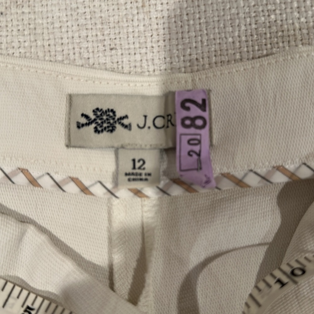 J Crew cream wide leg sailor style trousers - Picture 7 of 8